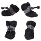 4Pcs/Set Pet Accessories Pet Supplies Pet Dog Shoes Waterproof Booties Rubber Shoes Socks Boots