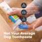 Premium Dog Dental Gel Toothpaste, Best Way to Clean Teeth & Remove Plaque for Dogs, Flavor Free, 4 Oz.