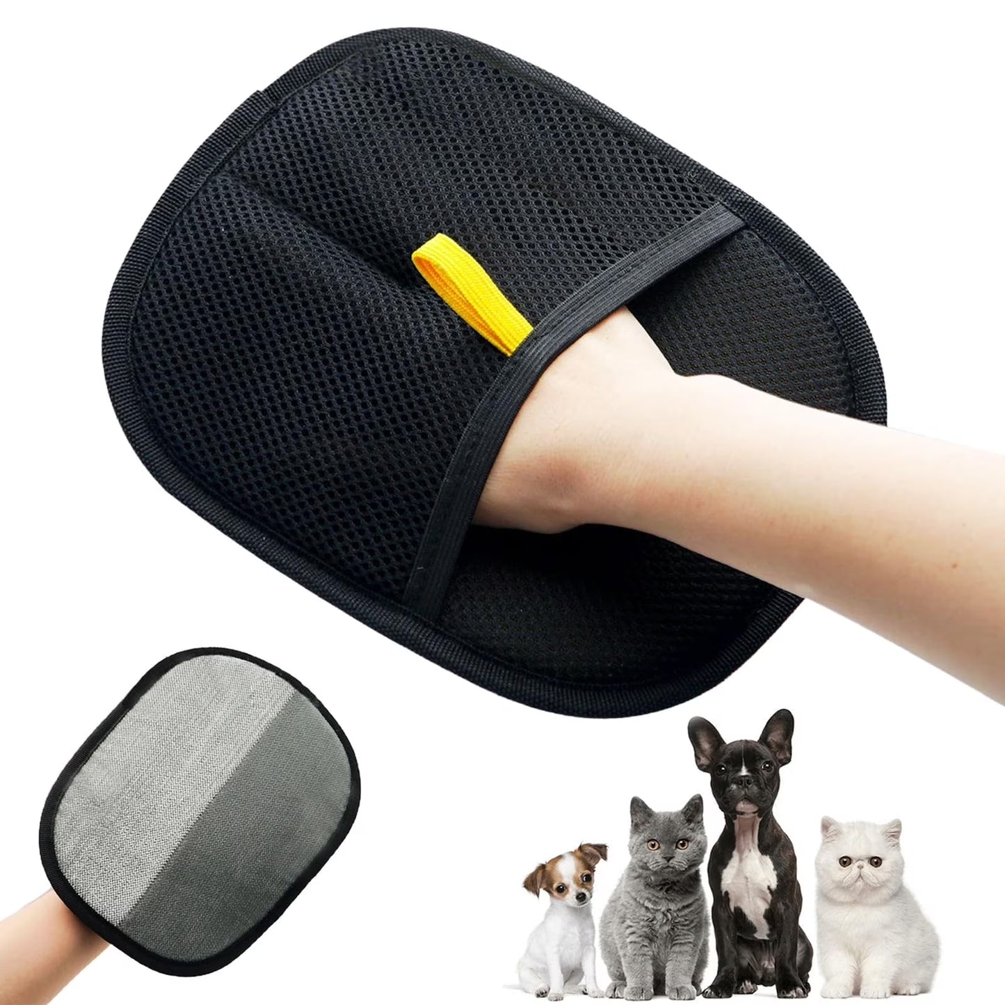Pet Hair Remover, Cat Grooming Gloves Pet Hair Removal Tool Electrostatic Cat Hair Remover, Reusable Dog Hair Remover for Car, Furniture, Couch, Carpet