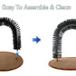 Perfect Cat Self Grooming Arch Toy & Post with Cat Mouse Toy, Bristles, Scratch Pad and Catnip - for Scratching, Brushing, and Massaging - Indoor Cats, Play, & Stress Relief