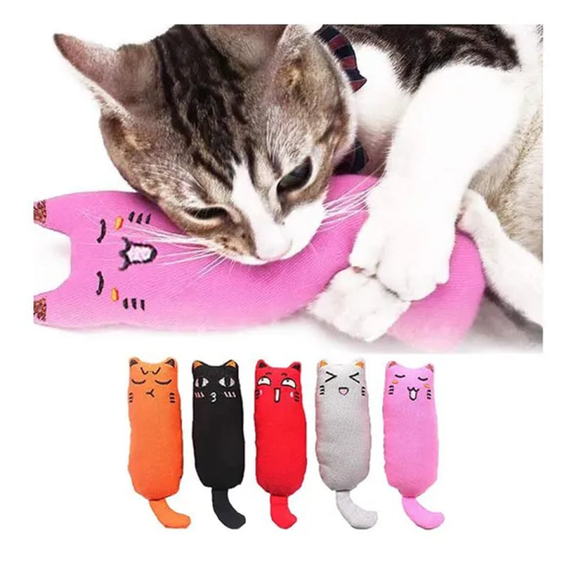 Rustle Sound Catnip Toy Cats Products for Pets Cute Cat Toys for Kitten Teeth Grinding Cat Plush Thumb Pillow Pet Accessories