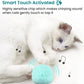 Smart Cat Toys Interactive Ball Cat Training Toy Lifelike Animal Chirping Sounds Bird Call Ball Pet Supplies Attract Cat Fun Cat Cats Kitten Kitty Toys(1/3Pcs）