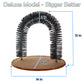 Perfect Cat Self Grooming Arch Toy & Post with Cat Mouse Toy, Bristles, Scratch Pad and Catnip - for Scratching, Brushing, and Massaging - Indoor Cats, Play, & Stress Relief