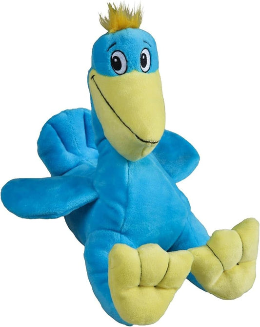 Snuggle Puppy Tender-Tuffs Big Shots - Large Sitting Pelican Marine Stuffed Plush Toy with Puncture Resistant Squeaker for Medium and Big Dogs