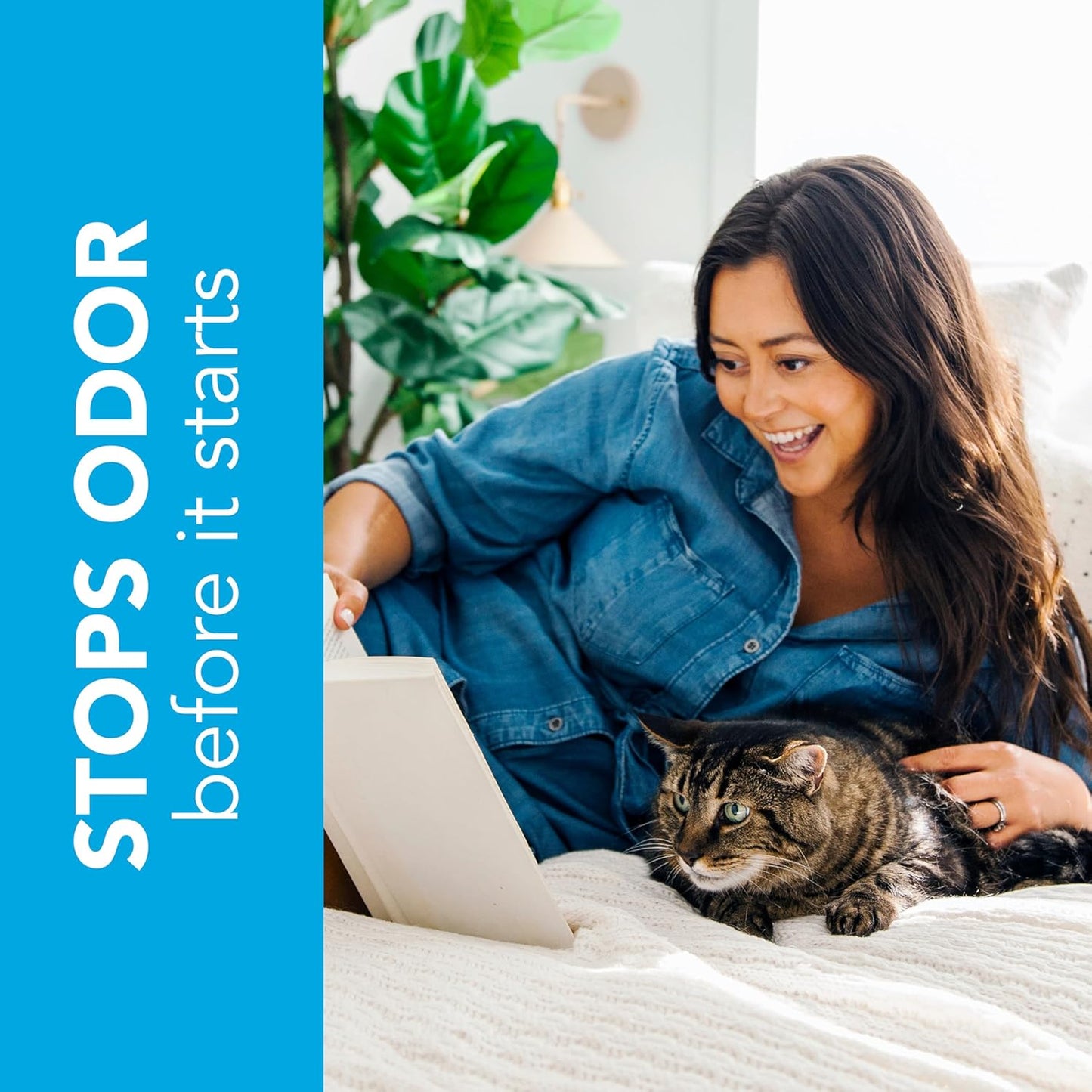 Original Wood Clumping Cat Litter, Unscented, 13.2 Pounds - Natural Ingredients, Stops Odor, Clumps Solid, 99% Dust Free, Great for All Cats