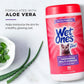 for Pets Freshening Multipurpose Wipes for Cats with Aloe Vera, Fresh Scent - Easy to Use Cat Cleaning Wipes for Pet Grooming in Canister, 50 Count