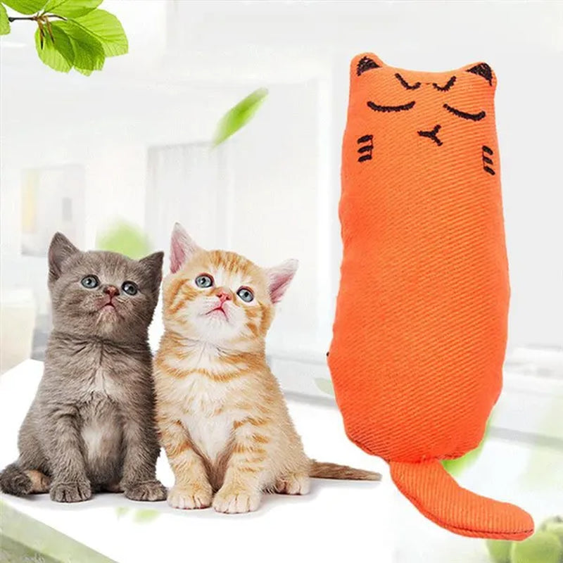 Rustle Sound Catnip Toy Cats Products for Pets Cute Cat Toys for Kitten Teeth Grinding Cat Plush Thumb Pillow Pet Accessories