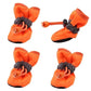 4Pcs/Set Pet Accessories Pet Supplies Pet Dog Shoes Waterproof Booties Rubber Shoes Socks Boots