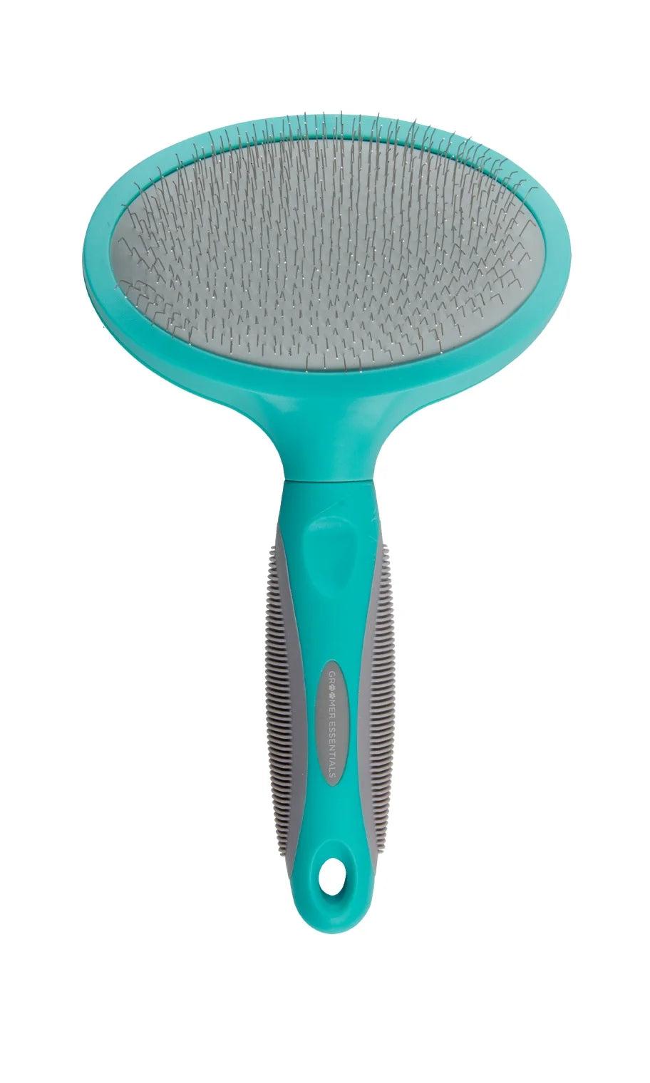 round Slicker Brush - Large Dog Brush for Grooming and Deshedding Ideal for Double-Coated Breeds and Cats