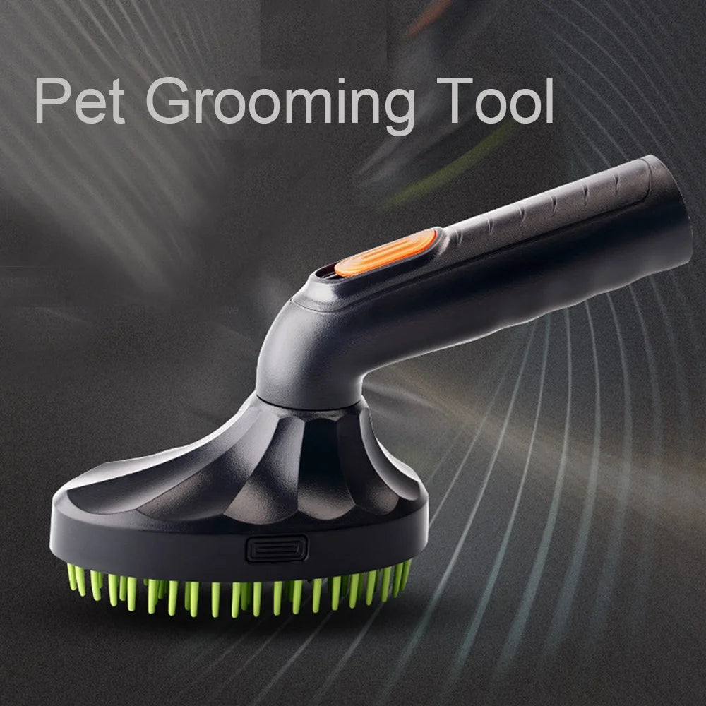 Pet Hair Brush Fits 32Mm 1.25 Inch Diameter Vacuum Cleaner, Cat & Dog Hair Brush Pet Grooming Tool Vacuum Cleaner Attachment