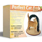 Perfect Cat Self Grooming Arch Toy & Post with Cat Mouse Toy, Bristles, Scratch Pad and Catnip - for Scratching, Brushing, and Massaging - Indoor Cats, Play, & Stress Relief