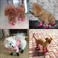 4Pcs/Set Pet Accessories Pet Supplies Pet Dog Shoes Waterproof Booties Rubber Shoes Socks Boots